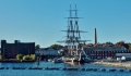 Boston Harbour- USS Constitution and dock