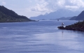 One of the fjords and ports along the Norwegian coast